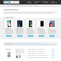 Porovnání mobilů